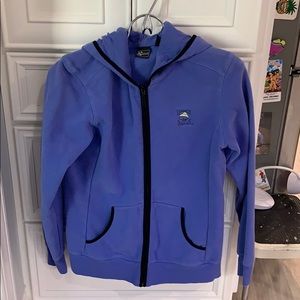 SALTY DOG CAFE ZIP UP HOODIE SZ SMALL